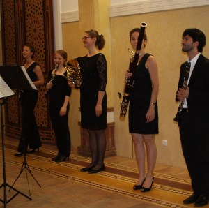 Pasu Quintet taking a bow