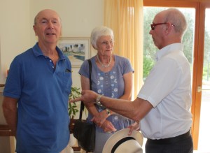 President Alan Winn  and guests