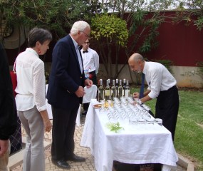 Canapes in the garden 3