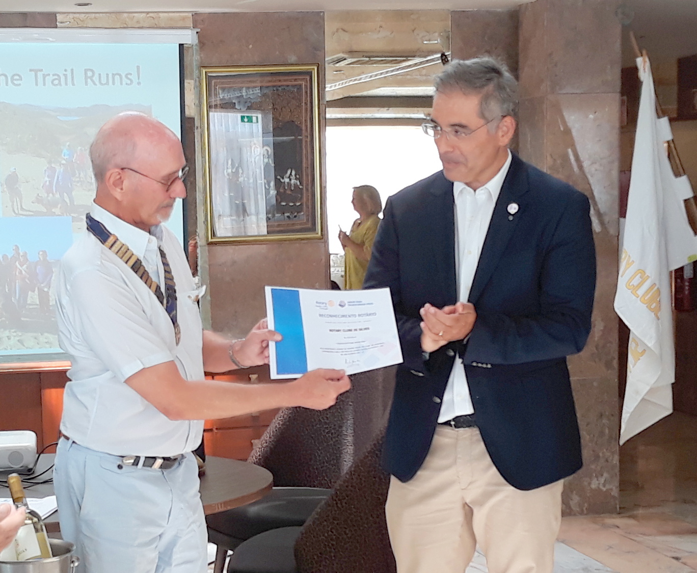 Awarded a certificate