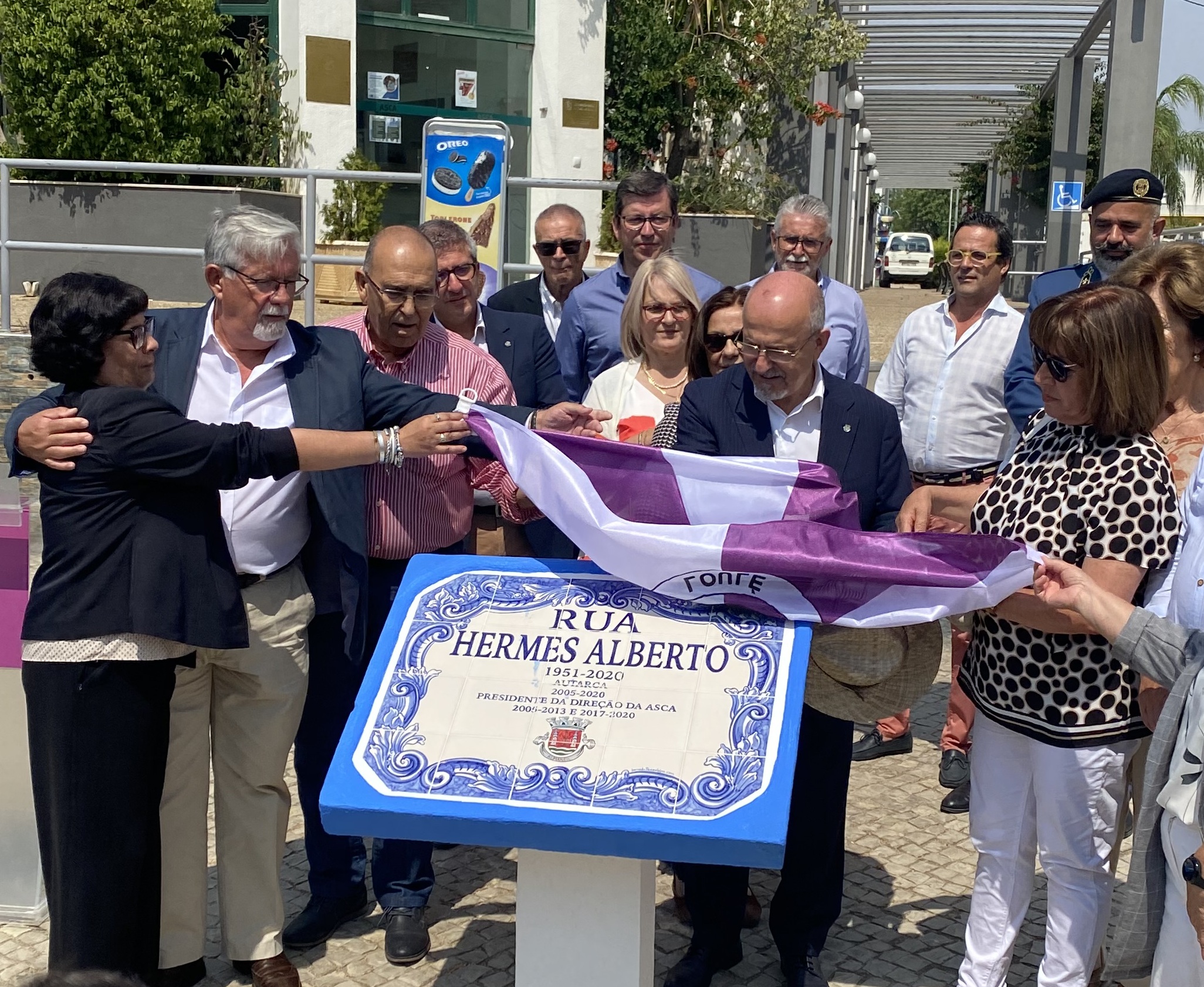 Street naming Family unvailing