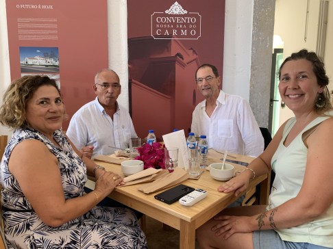 Our President , Speaker Sónia Soares, Fatima Guerriero, Otelo Cabrita