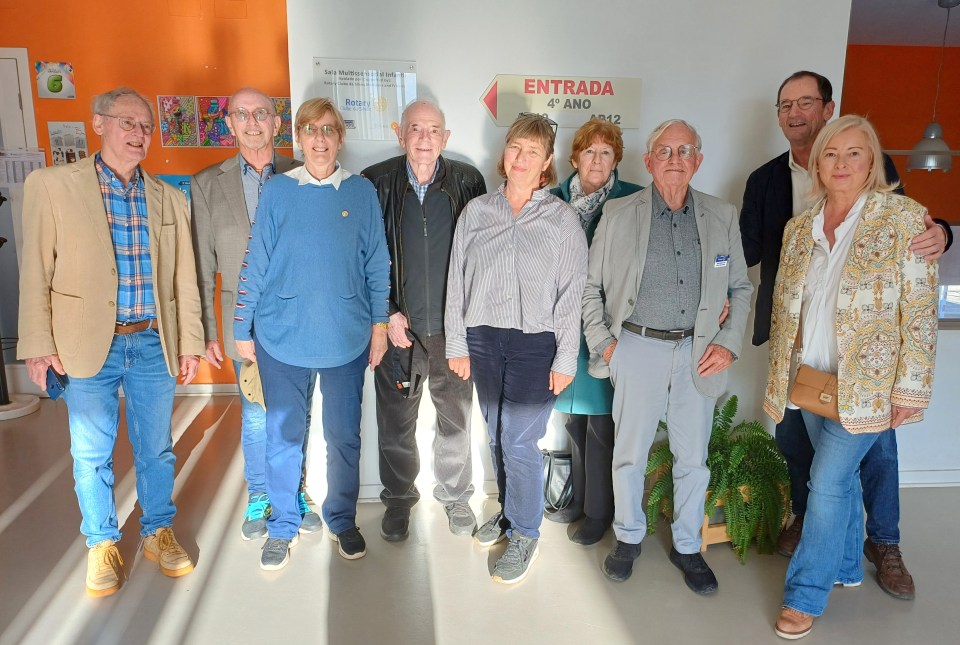 Caminho walkers and Silves President